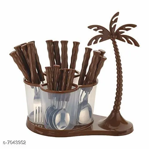 luxury Deluxe Cutlery Set with Coconut Tree - Pack of 24